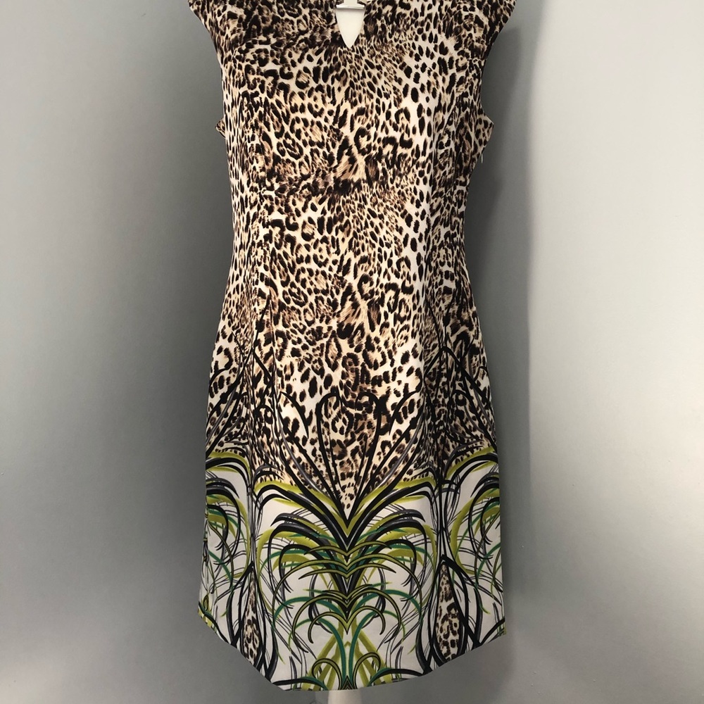 ILE New York cap sleeve printed sheath dress - Picture 6 of 7